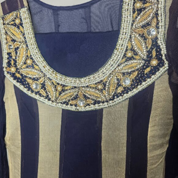 Shalwar Kameez Long dress Pakistani / Indian Dress Small 3 pcs - Picture 4 of 4